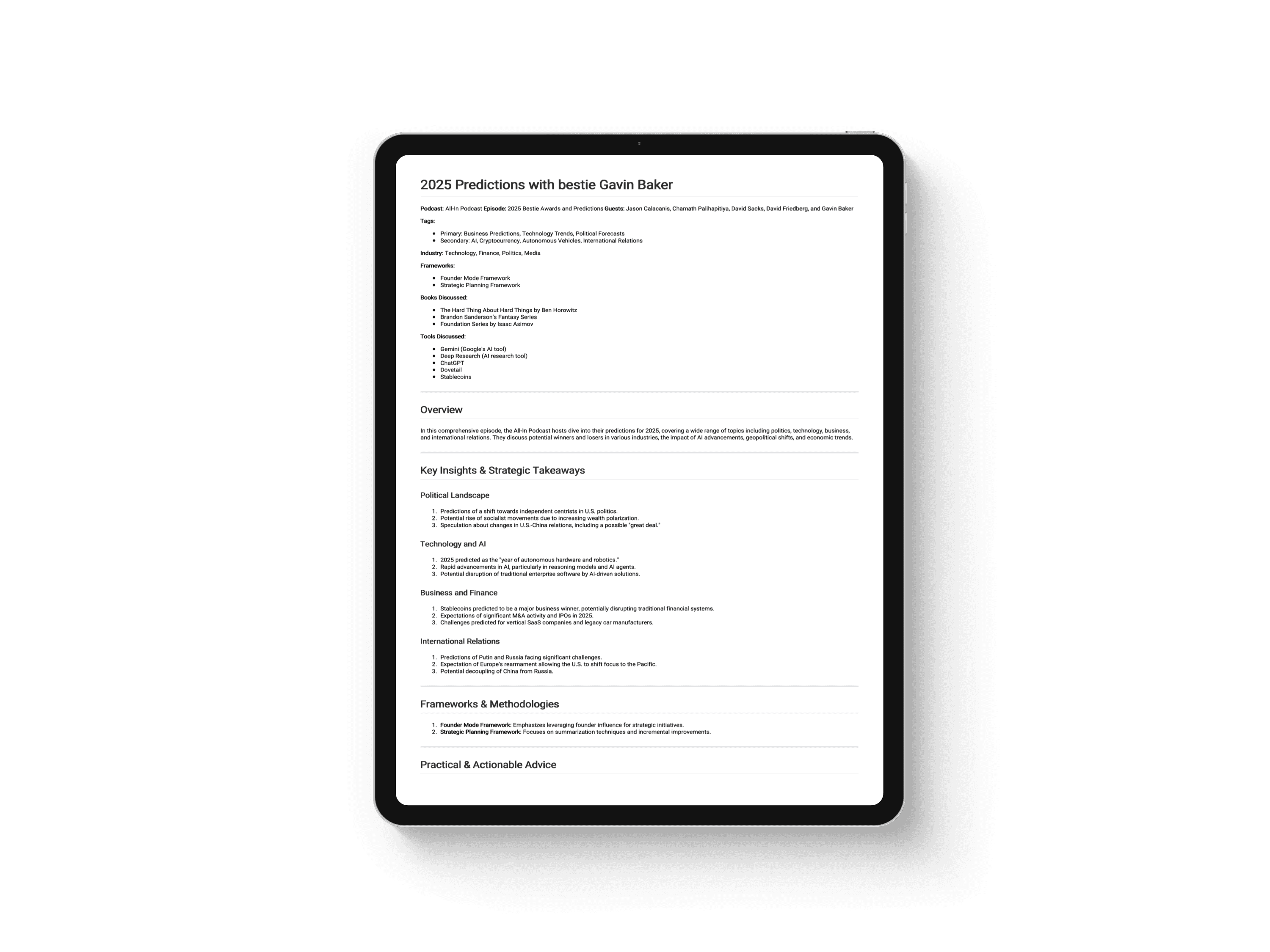 PodBear knowledge engine